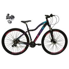 Bicicleta Feminina Aro 29 Ksw Mwza 24v Câmbio Shimano Acera K7 Garfo T