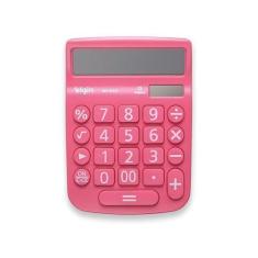 Calculadora De Mesa 12 Dig. Visor Lcd Sol/Bat Rosa - ELGIN