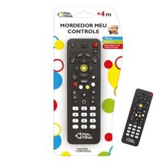 Brinquedo Mordedor Macio Formato Controle Remoto Cheirinho