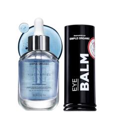 Kit Duo Todos os Tipos de Pele Niacinamida + Balm de Olhos Simple Organic