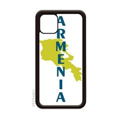 Mapa Armênia Europa para iPhone 12 Pro Max Capa para Apple Mini Mobile Case Shell