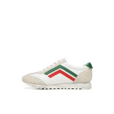 Franco Sarto Tênis retrô feminino, Verde e vermelho multi, 35