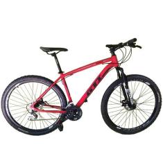 Bicicleta Aro 29 Gti Roma 24v Freio a Disco Garfo Com Suspensão Mtb 29