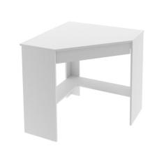 Mesa Canto p/Escritório ME4169 c/ 1 Gaveta Branco - Tecno Mobili