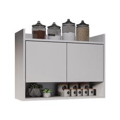 Armário De Cozinha Aéreo 70,5 Cm Com Nicho Colin Branco M12 - D`rossi