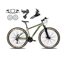 Bicicleta Aro 29 Absolute Nero 5 Shimano Freios Hidráulicos 24v Garfo Suspensão Pneu Faixa - Oliva Tam.15
