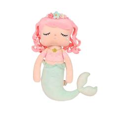 Boneca Angela Sereia Metoo 33 cm Pelúcia Infantil Pérola