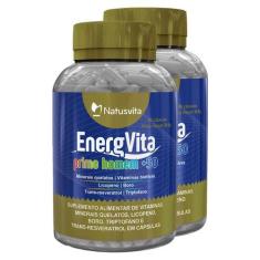 EnergVita Homem +50 (Multivitamínico com Boro, Licopeno, Triptofano e 