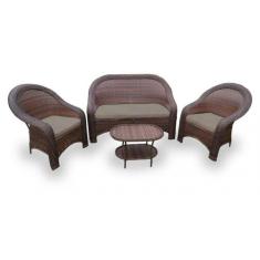 Conjunto de Sofás Fibra Sintética Tóquio - 1 Sofá 2L + 2 Poltronas + 1