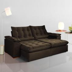 Sofá Retrátil e Reclinável 2 Lugares 200cm Dubai - Kasacomigo Estofado