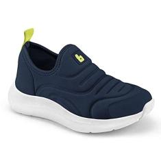 Tênis Infantil Menino Bibi Action Azul/amarelo Fluor