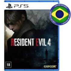 Resident Evil 4 2023 PS 5 Mídia Física Dublado em Português Nacional -