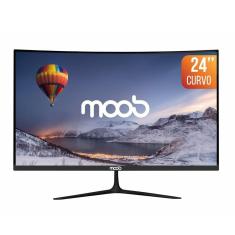 Monitor LED Full HD 24`` MOOB Curvo Preto