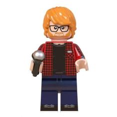 Boneco Blocos De Montar Cantor Ed Sheeran Xadrez Exclusivo