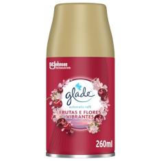 Glade Aromatizador de Ambiente Automático, Frutas e Flores Vibrantes, Refil 260ml
