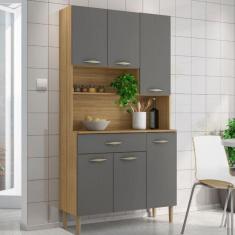 Cozinha Compacta 6 Portas 1 Gaveta Apolo Kits Parana