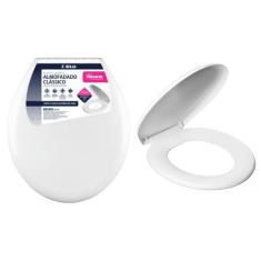 Assento Sanitário Almofadado Fofinho Tampa Vaso Cores - Primafer, Bran