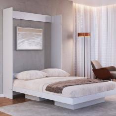 Cama Casal Articulável Vertical 140 Vancouver Branco