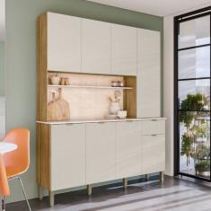 Cozinha Compacta Slow 8 Portas 1 Gaveta Soft - Kits Paraná