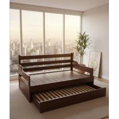 Sofá Cama 1,90 x 80 x 1,40 Aberto Móveis de Gramado - Flávio Comércio 