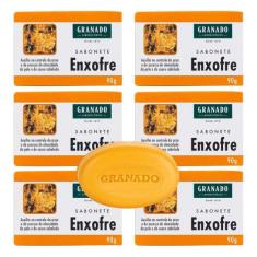 Kit 6 Sabonete de Enxofre Granado Anti Acne e Oleosidade para Pele e C
