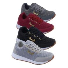 Tênis Feminino Academia - Kit 4 Tênis Super Confortáveis - Vanelli, 36