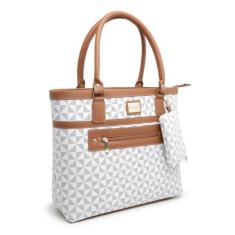 Bolsa Feminina Sacola Com Porta Moedas  - Gouveia Costa, Branco