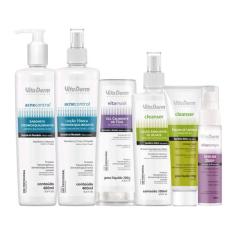 Kit Limpeza Antioleosidade - Sabonete + Loção + Gel - Vita Derm