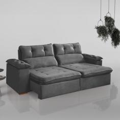Sofá Retrátil e Reclinável 3 Lugares 250cm Vancouver - Kasacomigo Esto