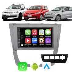 Kit Multimidia Android 7" Gol Saveiro Voyage G5 2008 a 2012 Carplay GP