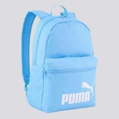 Mochila Puma Phase Azul e Branco-Unissex