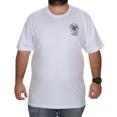 Camiseta Central Surf Tamanho Especial - Branca