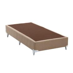 Base Box Solteiro 30cmx88cmx188cm Ortobom Bege