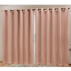 Cortina Blackout Em Tecido 4,00 M X 2,70 M - Avelã