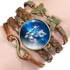 Pulseira Personalizada Do Signo De Libra Da Astrologia - Recantoastral