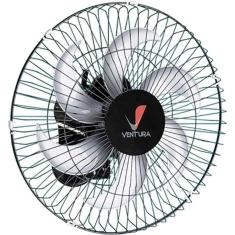 Ventilador Parede Oscilante - 50cm Bi-volt - Preto - Ventura