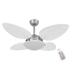 Ventilador Premium Branco 220V e Controle Remoto - Mais de Casa, 220V