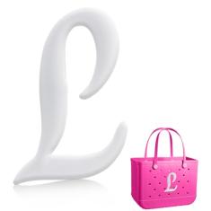 ZEOXUER Bogg Bag Letters, berloques decorativos para bolsa Bogg, acessórios de letras do alfabeto, pingentes de bolsa Bogg Inserir letras do alfabeto, letras 3D do alfabeto para personalizar bolsa