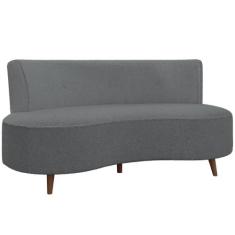 Sofá Chaise Living 2 Lugares 135cm Sala de Estar Istambul K01 Bouclê C