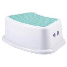 Banquinho degrau infantil step vaso pia baby style - Tapuzim, Azul