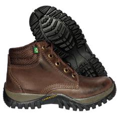 Bota Adventure Botina Feminino Masculino Couro Sapatao Trabalho - Art 
