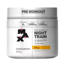 Pre Treino Night Train Sem Cafeina 300gr - Max Titanium, CITRUS