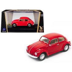 Miniatura Volkswagen Fusca Beetle 1972 Escala 1/43 Lucky, Vermelho