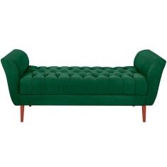 Recamier Grecia 150cm Suede Verde Mpassos Verde