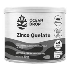 Zinco Quelato Bisglicinato 60 Caps 500 Mg - Ocean Drop