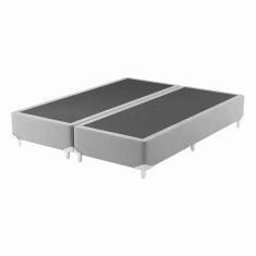 Base Box King 193cm x 203cm x 37cm Cinza