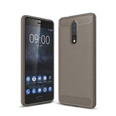 Capa para Nokia 8, toque macio, proteção total, anti-arranhões e impressões digitais + capa de celular resistente a arranhões para Nokia 8