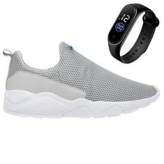 Tênis Masculino Pra Usar na Academia ou Passeio + Relógio - GMM Shoes,