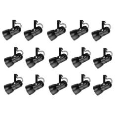 Kit 15 Spot Trilho Perfilado Eletro calha Par20 Bulbo OL2 - Hiperlight