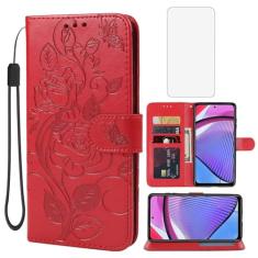 Vavies Capa para Moto G Power 2024, capa carteira Motorola G Power 2024 5G com protetor de tela de vidro temperado, capa flip de couro com suporte para cartão de crédito para Motorola Moto G Power